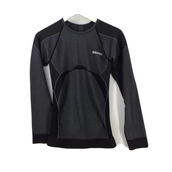 Sedici Other - Sedici Motorcycle Crewneck Men’s XL Black Compression Tee long sleeve Top